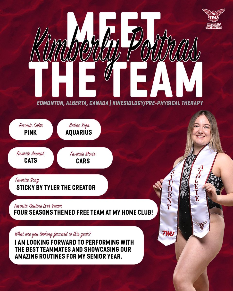 TWU Artistic Swimming tweet media