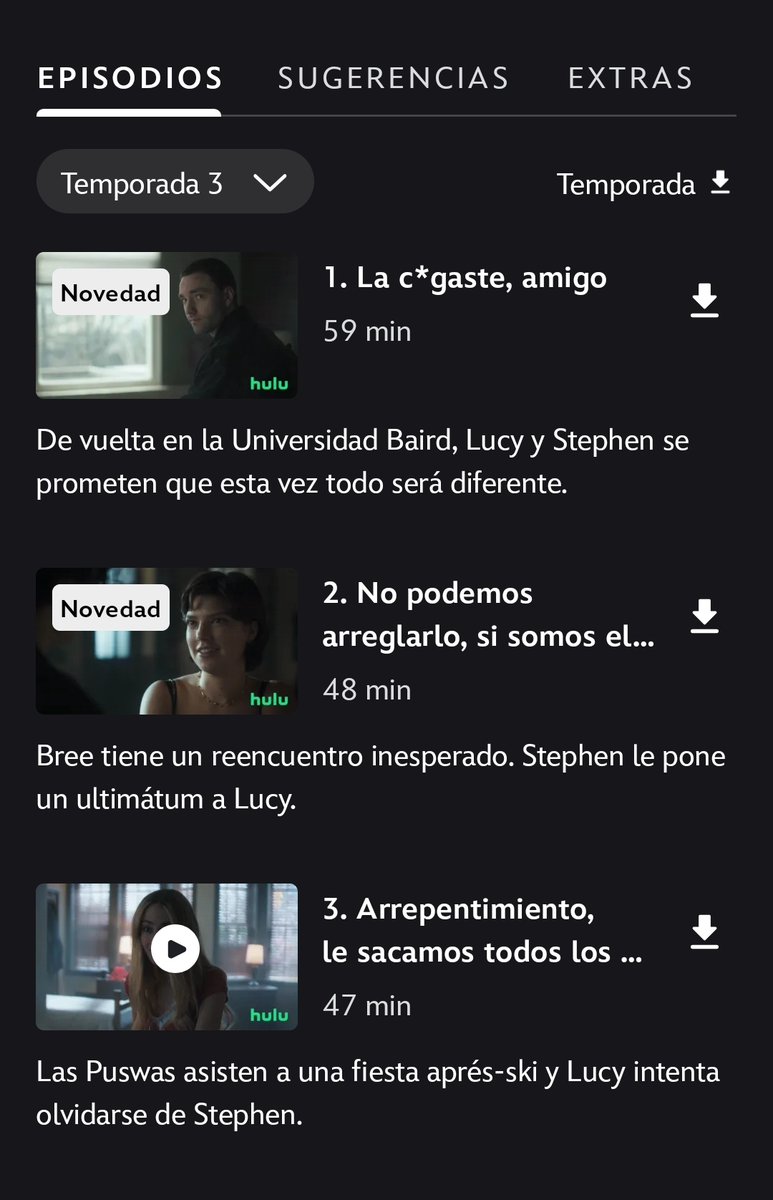 evalos_'s tweet image. Llegó mi serie tóxica favorita
#TellMeLies #TellMeLies3 
y con tres episodios