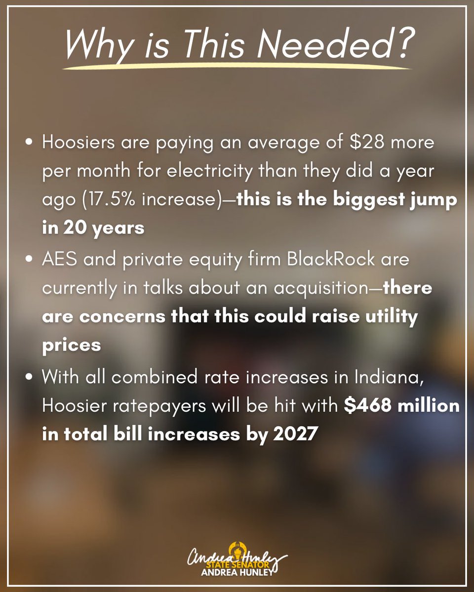 Senator Andrea Hunley tweet media