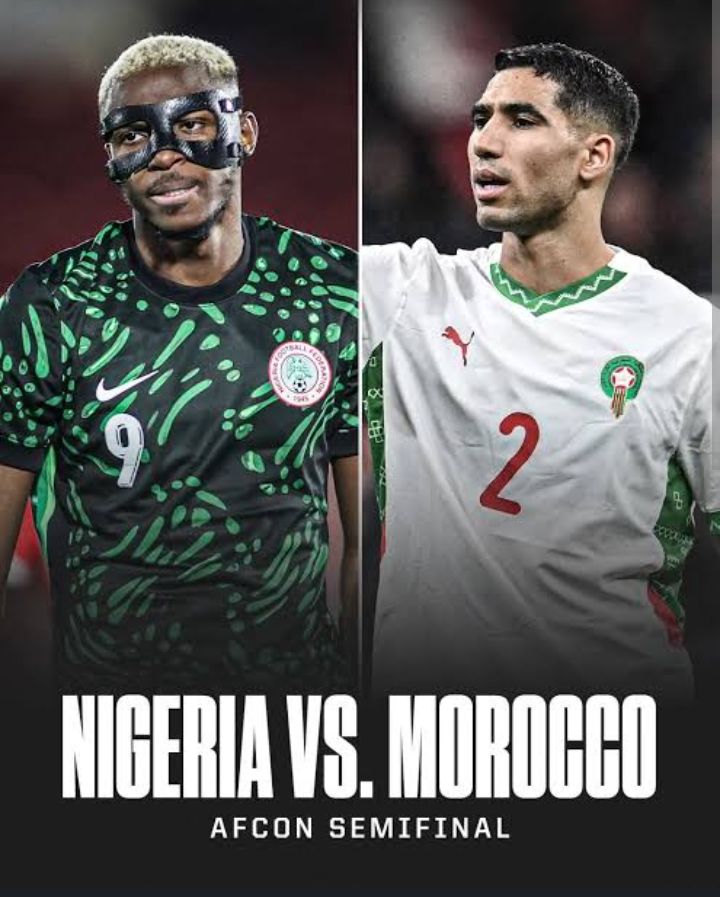 The AFCON 2025 SEMI-FINAL MATCH IS HERE👇👇
NIGERIA VS MOROCCO 

Predict the results, who will be going to the AFCON final tonight 🤔, is it NIGERIA or MOROCCO 
<a href="/CAF_Online/">TotalEnergies AFCON 2025</a> <a href="/NGSuperEagles/">🇳🇬 Super Eagles</a> #NigeriaTogether #SuperEagles #AFCON2025 #viral #Niger #Morocco #Morocco2025 #AFCON25 #AFCON