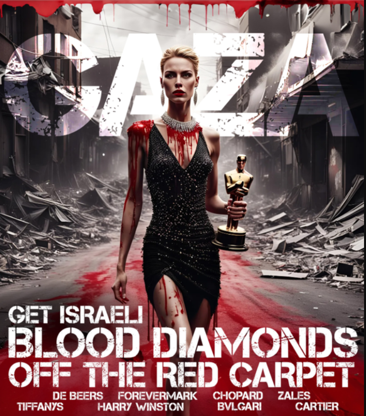 wardiamonds's tweet photo. Tiffany & Co., Chopard, Bulgari, Harry Winston, Cartier, and De Beers use celebrity endorsements to promote a positive image for their brands. Celebreties are kept in the dark about the true nature of the bloody diamond industry. #BDS #KimberleyProcess https://t.co/zVBm4BOcHG #OSCARS