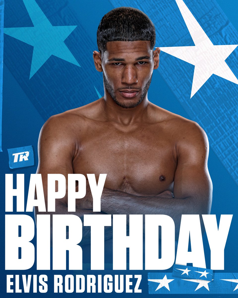 trboxing's tweet image. Happy birthday to #TopRank Welterweight @ElvisTDK 🎸🎂