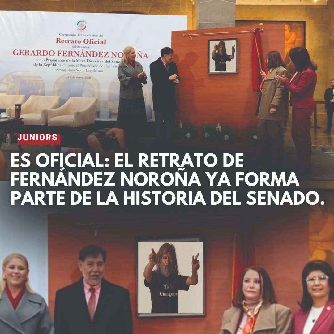 Mugroña presumiendo su retrato #FernandezNoroña