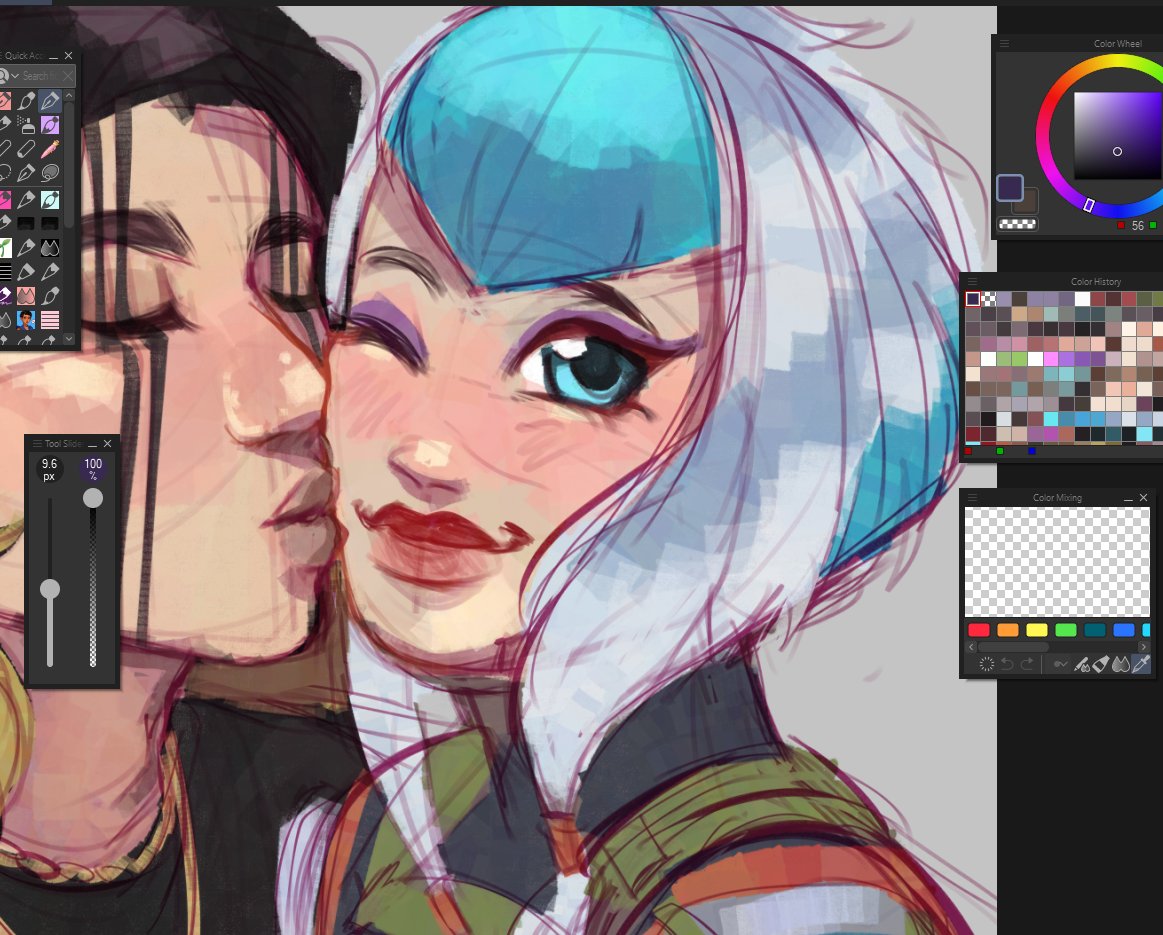 beepifur's tweet image. A smooch for Aoi as she deserves 🙂‍↕️🩵