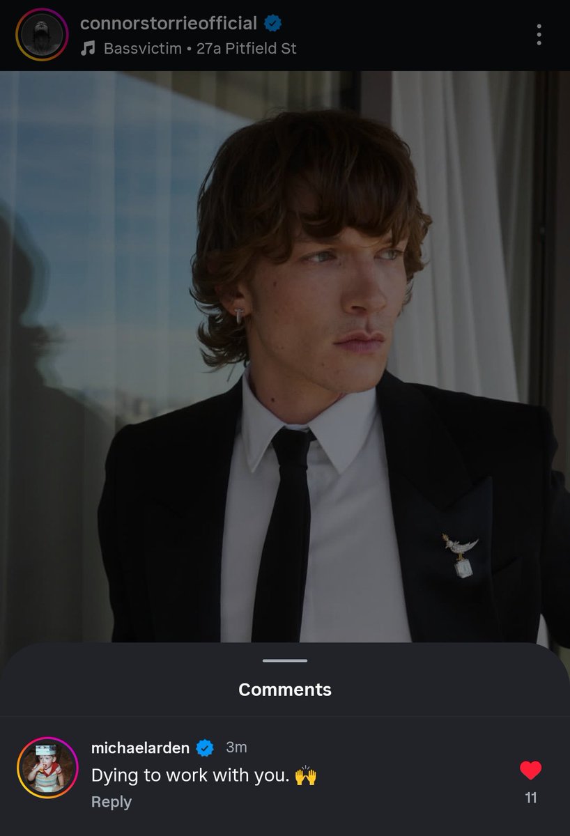 flickereid's tweet image. a theatre director who has won 2 freaking tony awards just commented under connor's latest post on insta saying "dying to work with you 🙌" like A TONY AWARDS WINNING DIRECTOR WANTS TO WORK WITH CONNOR STORRIE??? that's so huge holy shit my client is about to be booked and busy