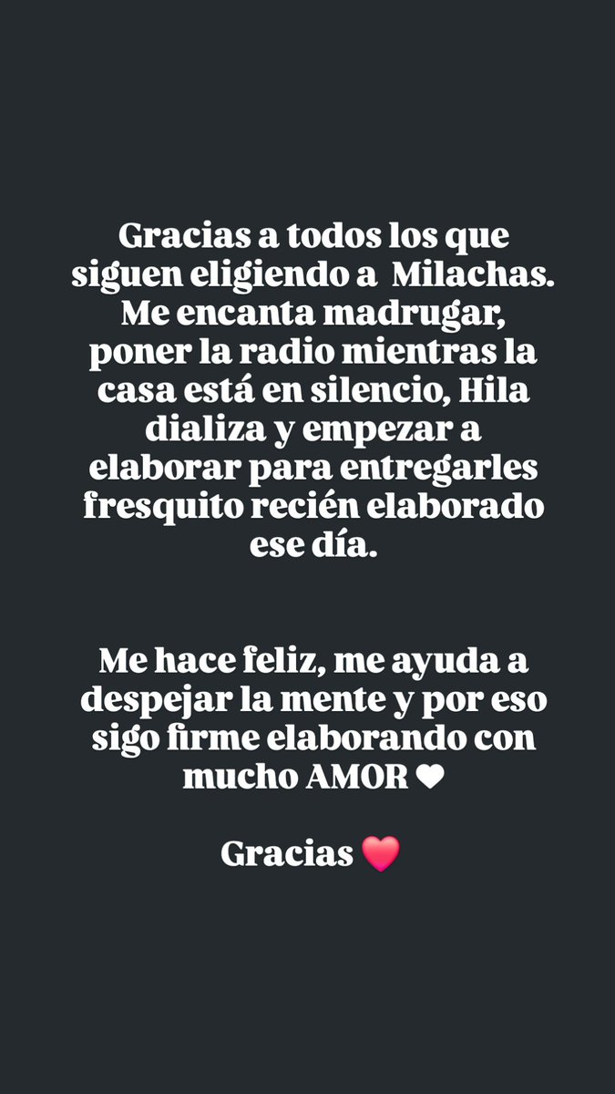 MariiiBidondo's tweet image. Por acá contarles que Milachas sigue firme.
Elaboro sola en casa, encontré mi momento de disfrute elaborando comida rica para gente hermosa que sigue eligiendo comer fresquito y rico ♥︎
Re contenta!!!!!!!!
