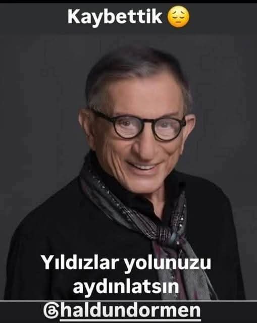 #HaldunDormen

Nice sanatçının hocası..Türk entellektüellerinden..vatanını hiç terk etmeyen..Her konuşmasında nezaketi ve görgülü hissettiren  büyük usta .
Bizlere ne çok değer kattın.
Teşekkür ederiz. 
Işıklar içinde olmanızı dilerim.