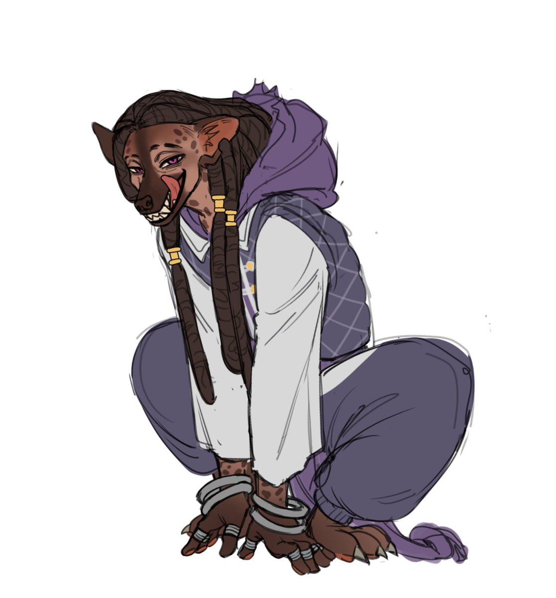 Lee31EExhao's tweet image. Janka furry doodles while I'm off coms #GACHIAKUTA #janka