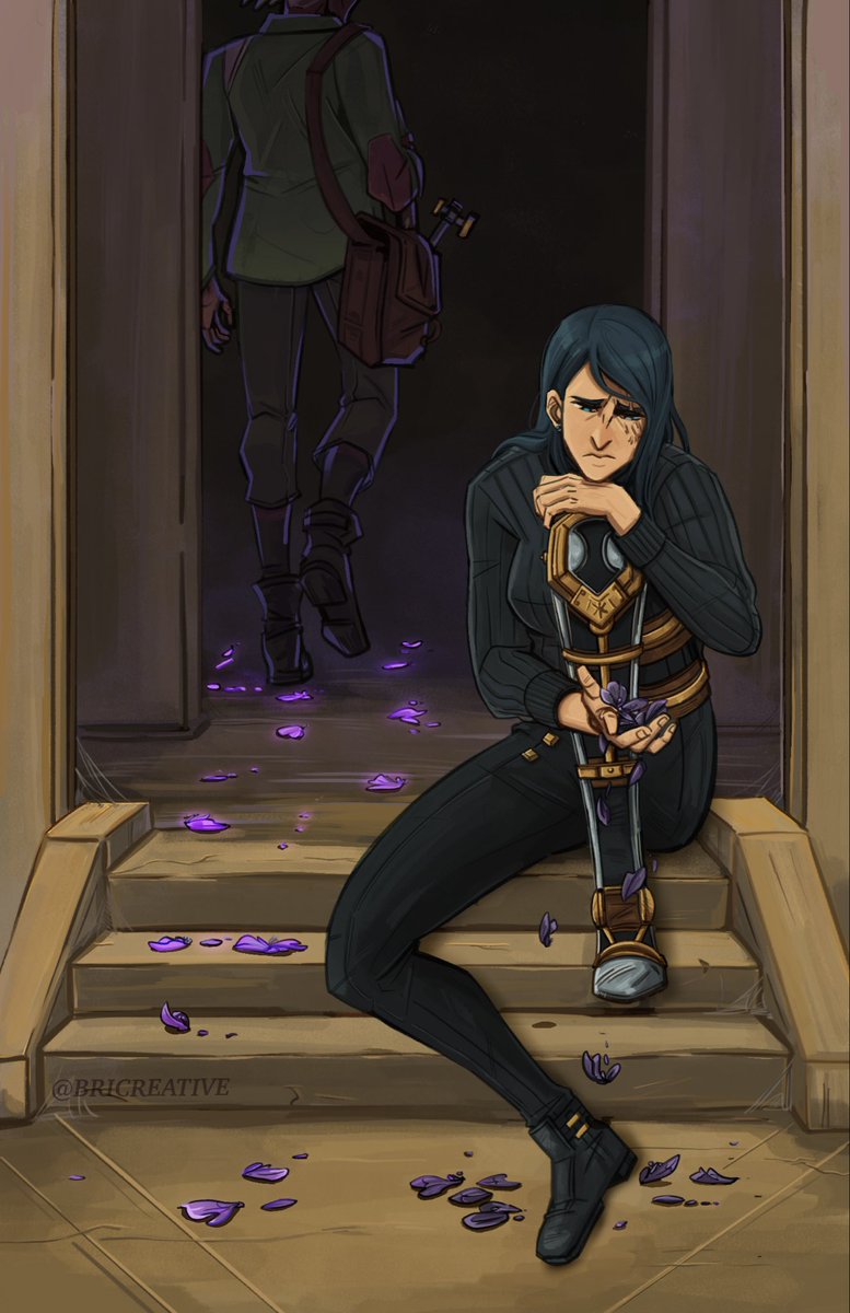 BriCreative20's tweet image. Caitlyn and Ekko commish based off of Mel Valentine’s fic, “The Piece Missing In the Pattern.”

(first comm of two, fic down below ⬇️)