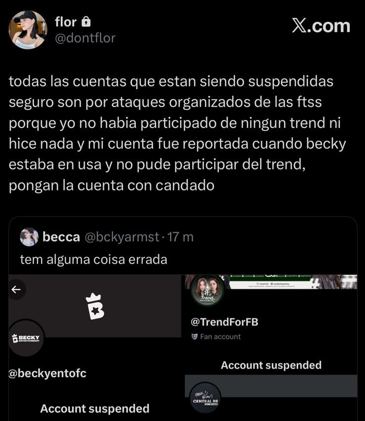 HAHAHAHAHAHHAHAHAHAHHAHAHAHAHHAHAHAHAHAHAH SI QUISIERAMOS SUSPENDER A ALGUIEN SERÍA A LA FEA DE GYC O OCEANIC QUE SIGUEN VIVAS DESPUES DE TANTO PERO ESTAS BASURAS CUANDO NO QUERIENDO CULPAR A ALGUIEN