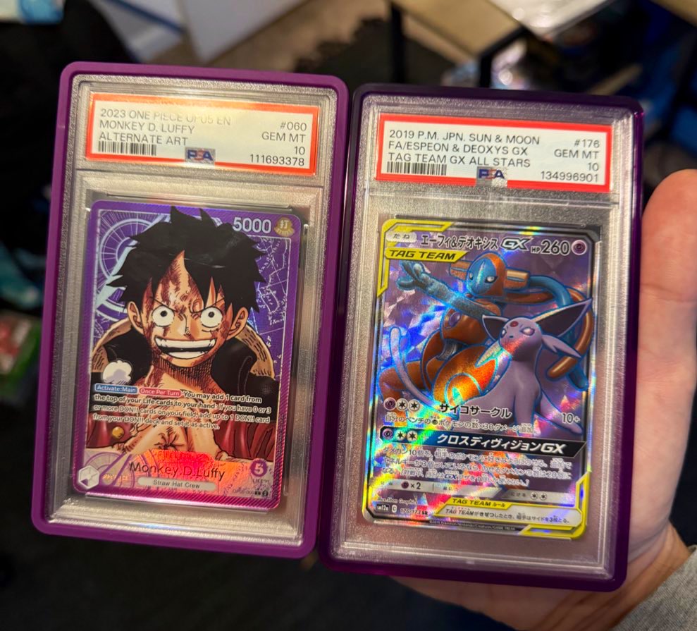 BandzMcBagz's tweet photo. show me a purple card you own 👀 https://t.co/JA4Z9KycRL