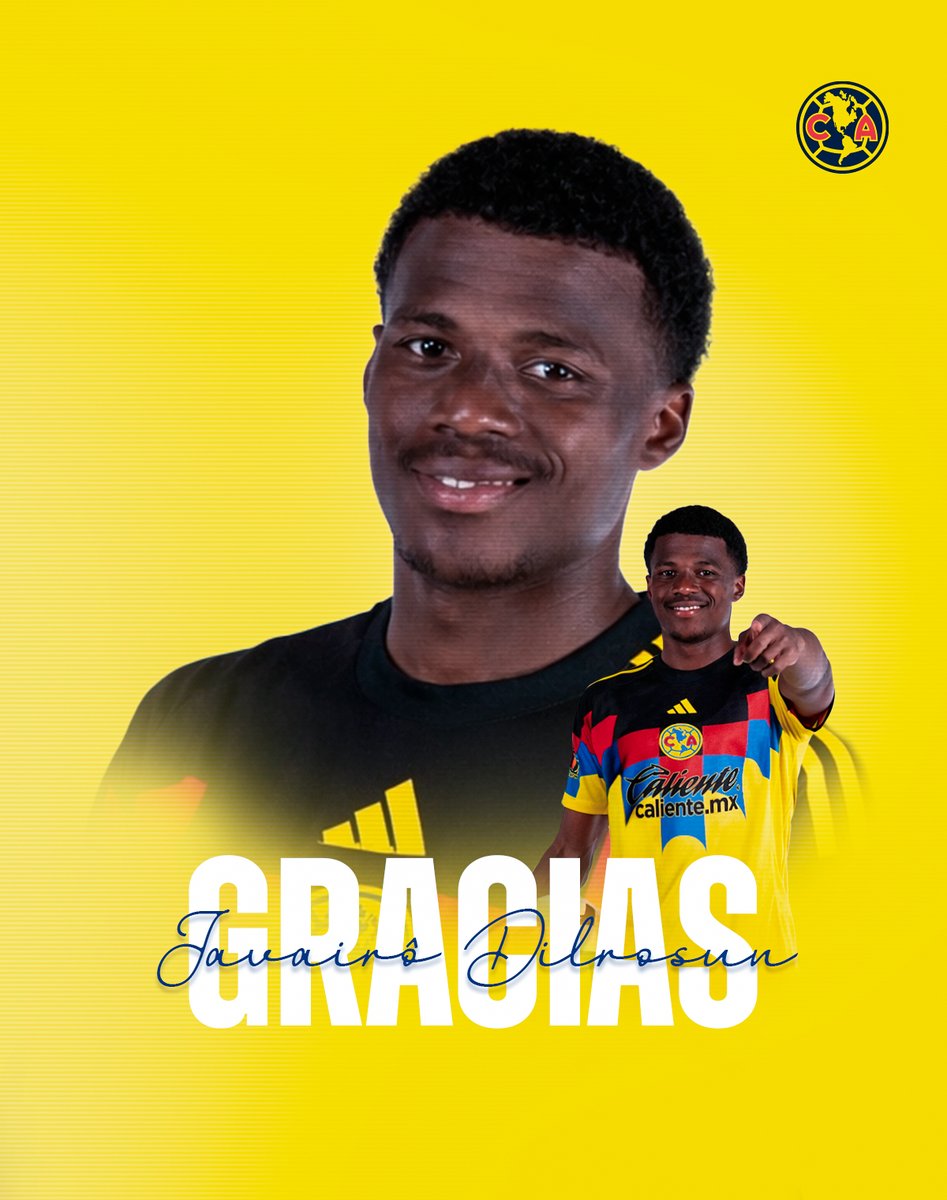 ClubAmerica's tweet image. ¡Gracias por tu entrega al haber portado nuestros colores, Javairô! 💙💛

Te deseamos el mayor de los éxitos en tus futuros proyectos. 💪