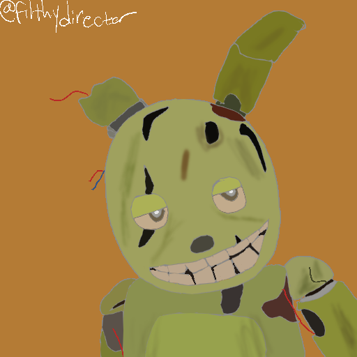 FilthDirects's tweet image. Day 13 of drawing/sketching new characters: Springtrap

I wouldn't be shocked if this gets no likes, it looks really weak, he's so hard to draw

#FiveNightsAtFreddys #FNAF
