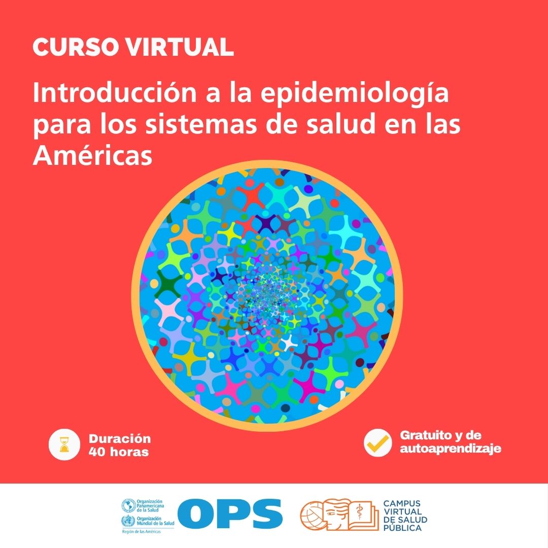 ¿Conoces el curso sobre Introducción a la epidemiología para los sistemas de salud en las Américas del #CampusVirtualOPS?

🔎 Este #cursogratuito explica los conceptos básicos de la salud pública y la epidemiología.

✅  campusvirtualsp.org/es/node/34194