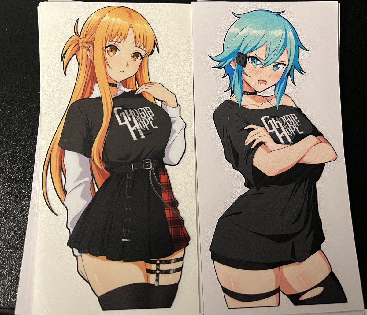 Yeah we’re officially tapped into weebcore now 
Shout out <a href="/officialkitsun/">Kitsun Co</a> for the stickers ❤️‍🔥
