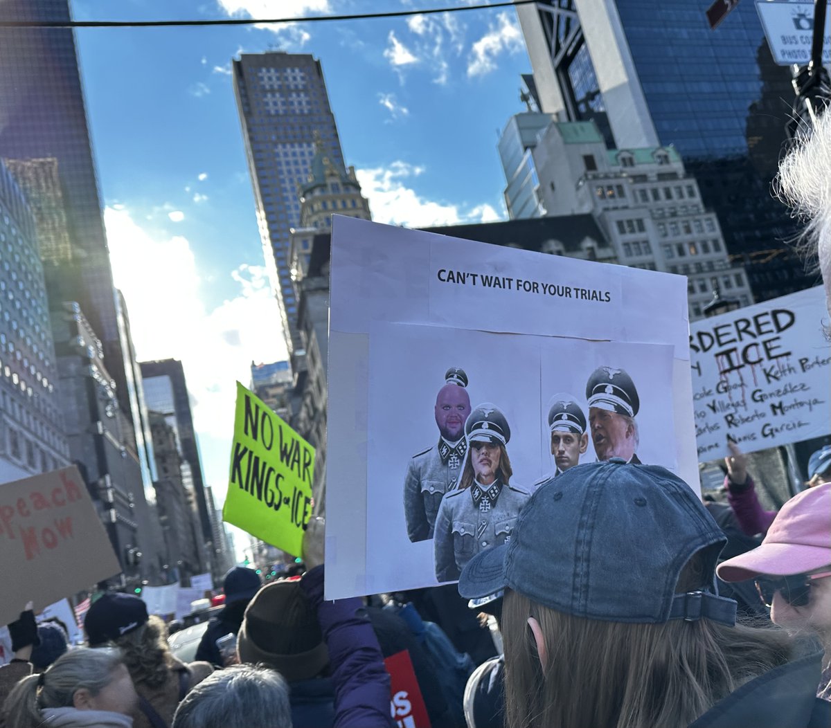 This blogpost transcribes protest singing and chants, from protests since Renee Good's killing by ICE. At the end, it presents three new songs written about ICE by Dropkick Murphys, Jesse Welles, and Mr. Newberger. medium.com/p/ice-out-for-…