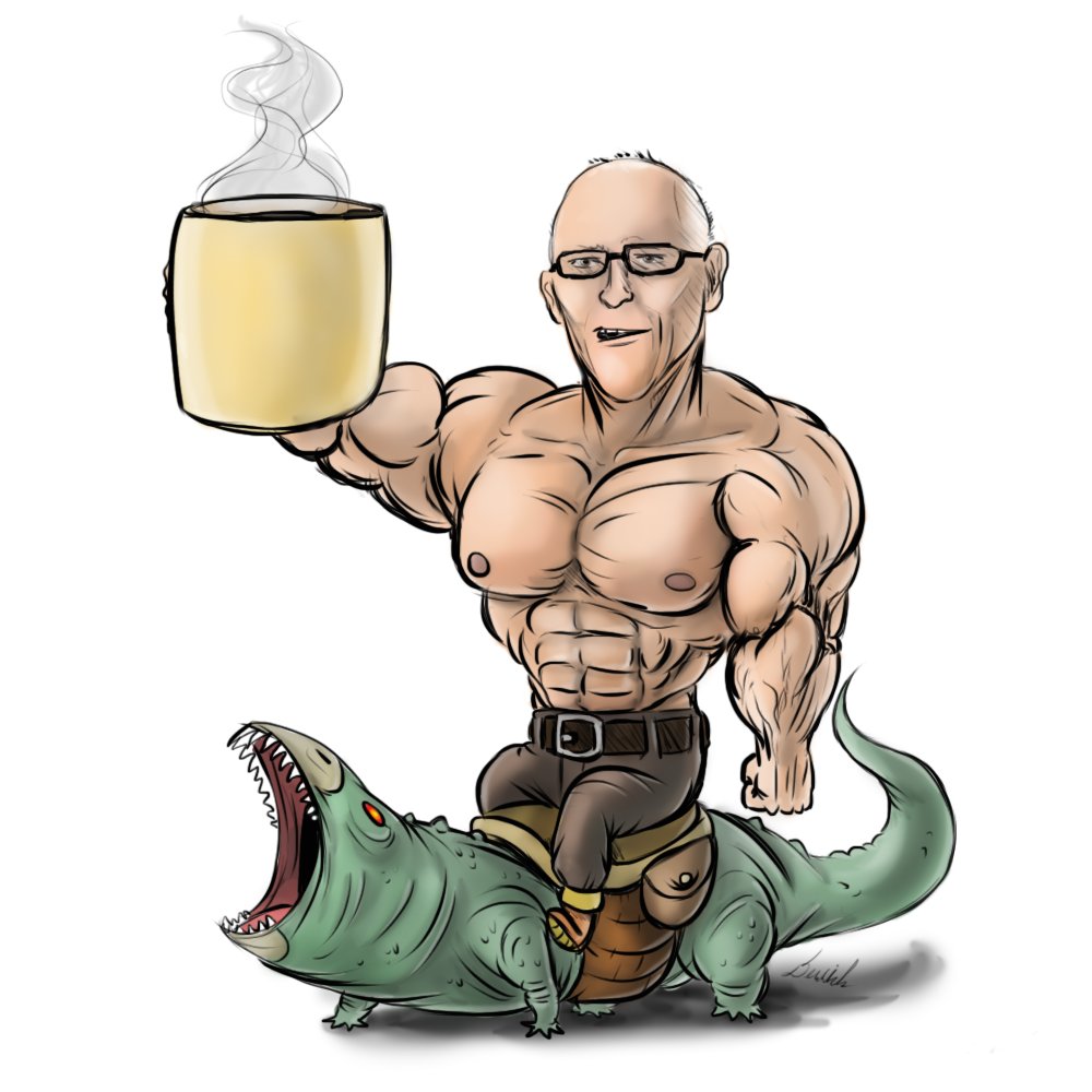 StringDini's tweet image. Rest in Peace. 
This was a drawing I made of Scott Adams almost 6 years ago.