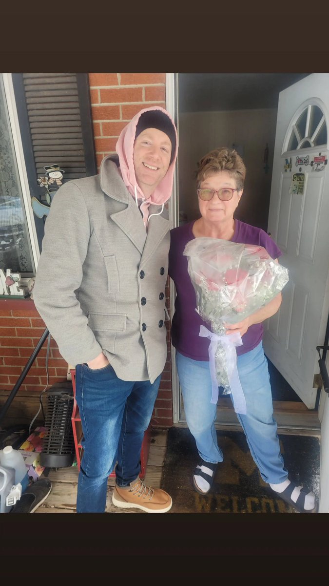 I surprised Judy for my "Big Perms Deserving Dozen"

Judy's husband Larry had several horrible strokes the last couple of years, is partially paralyzed on one side &amp; is in a wheel chair. Outside of Judy's own health issues (she had shoulder surgery last year.) 

Part 1
