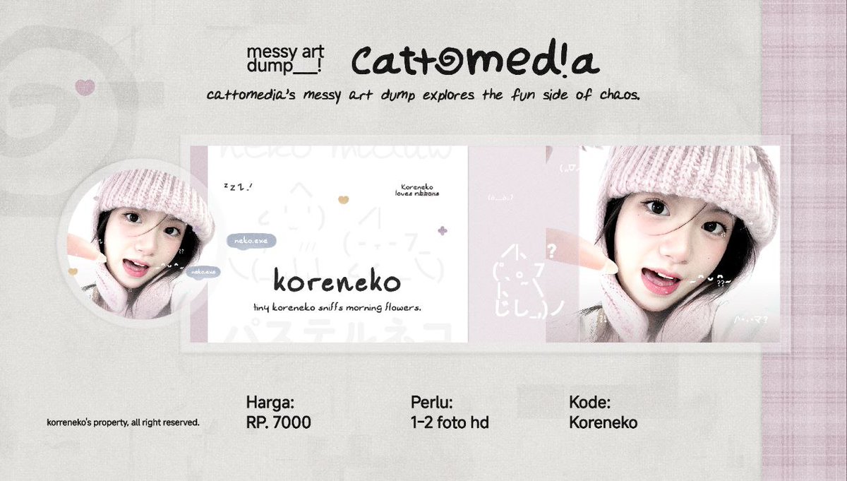 korreneko's tweet image. Help repost, ddanke!  &amp;gt;_______#? #zonauang

Hai, aku mau optip 4 katalog harga nya cuman 5.OOO ajaa ⁉️ Pengerjaan super duper cepat, yang mau titip yuk boleh reply dibawah okeeeng. &amp;lt;tnc cek ALT&amp;gt;