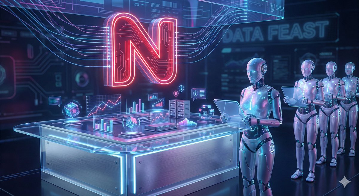 ketanusa's tweet photo. @omooretweets demonstrated this perfectly: The #Netflix Model is the blueprint for AI data access 2026 &amp; beyond. 

Instead of buying data a la carte, AI giants offer subscribers an all-you-can-eat buffet of licensed data. This is why we are building @thenewspub. https://t.co/1kJkuNTE00