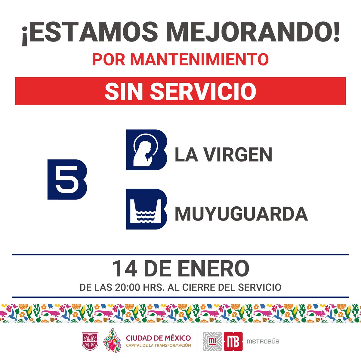 Metrobús CDMX tweet media