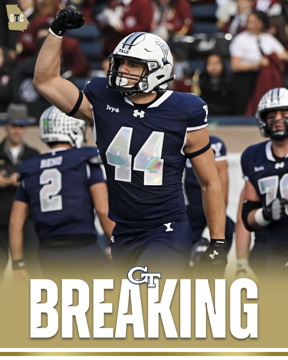 BREAKING: Yale TE Spencer Mermans has committed to Georgia Tech! BOOM!!!

Spencer stands at 6’6” 260 pounds and was PFF’s top-graded TE in D1 this year.

The Jackets have now gotten the No. 1 receiving TE and No. 1 blocking TE in the FCS 👀

Welcome to the Flats, <a href="/MermansSpencer/">Spencer Mermans</a>!