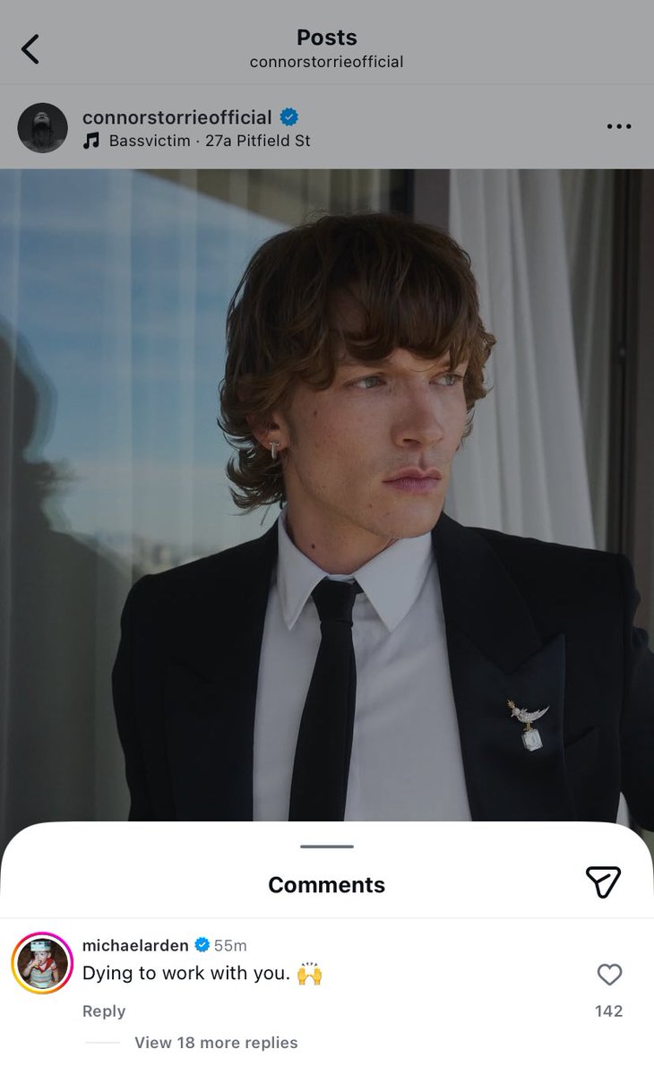 connorstupdates's tweet image. Broadway director and Tony winner, Michael Arden, commented on Connor Storrie’s post.

“Dying to work with you. 🙌”