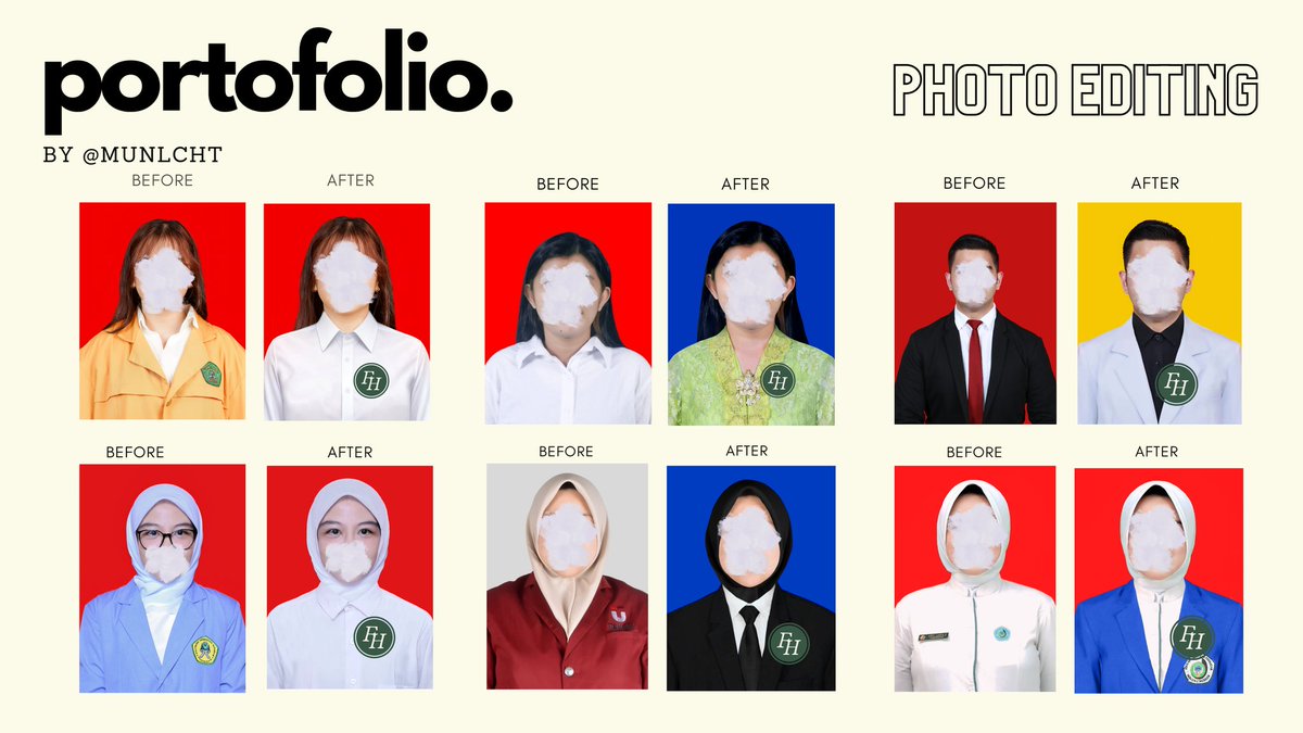 munbite's tweet image. JASA EDIT FOTO sudah buka yaa
melayani :
- edit pas foto
- fullbody / half body
- hapus /tambah objek
- retouch &amp;amp; simetris
- filter
- dll
bisa order ke @munlcht // langsung wa yaa wa.me/6281246524352

mau tanya tanya dulu jg boleh banget😍 #zonauang