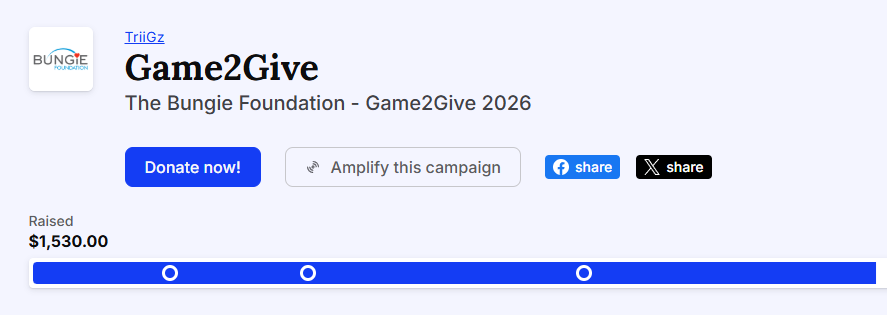 Over $1500 raised so far for #Game2Give2026 At $5,000 I have to delete my Titan! Donate Here: tilt.fyi/X4k8Y5dSBH