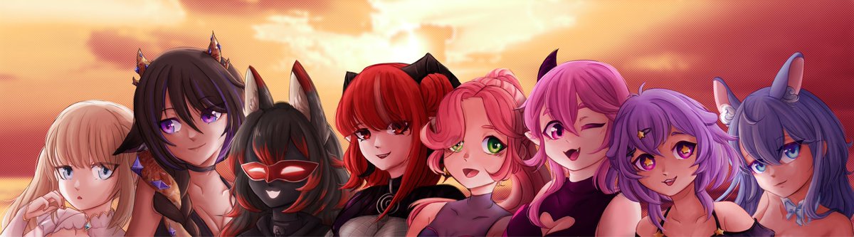 Wait no more the vgoobers group incentive art is here! 
♡
Drawing all these beautiful people was too much for my little heart to handle >.<💕