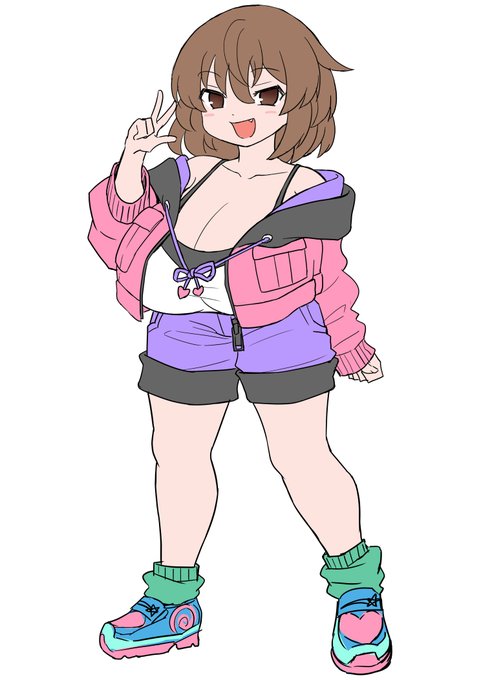 オリキャラ考え中。色の決め方全然わからない…。可愛くなってるかな? 