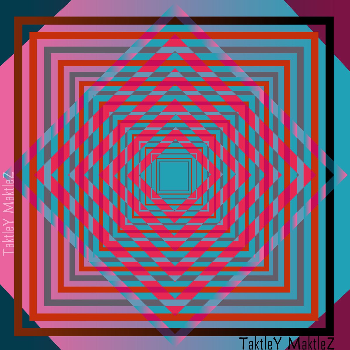 KanTroZT #10 #geometryart #geometric #geometricart #ilustration #vectorart #illusionartist #squareart #squareartwork #vectordesign #digitalart #illusionart