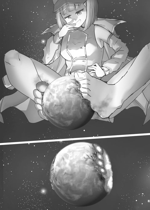 「友好の証に手形ならぬ足形をプレゼントしてあげる」 お題ありがとうございました!