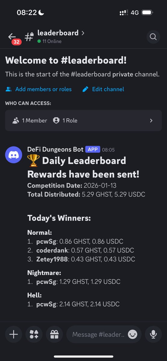 coderdannn's tweet image. Players of my new aavegotchi-themed idle dungeon runner are earning $GHST and USDC every day 

2026, let’s make NFTs fun again @aavegotchi