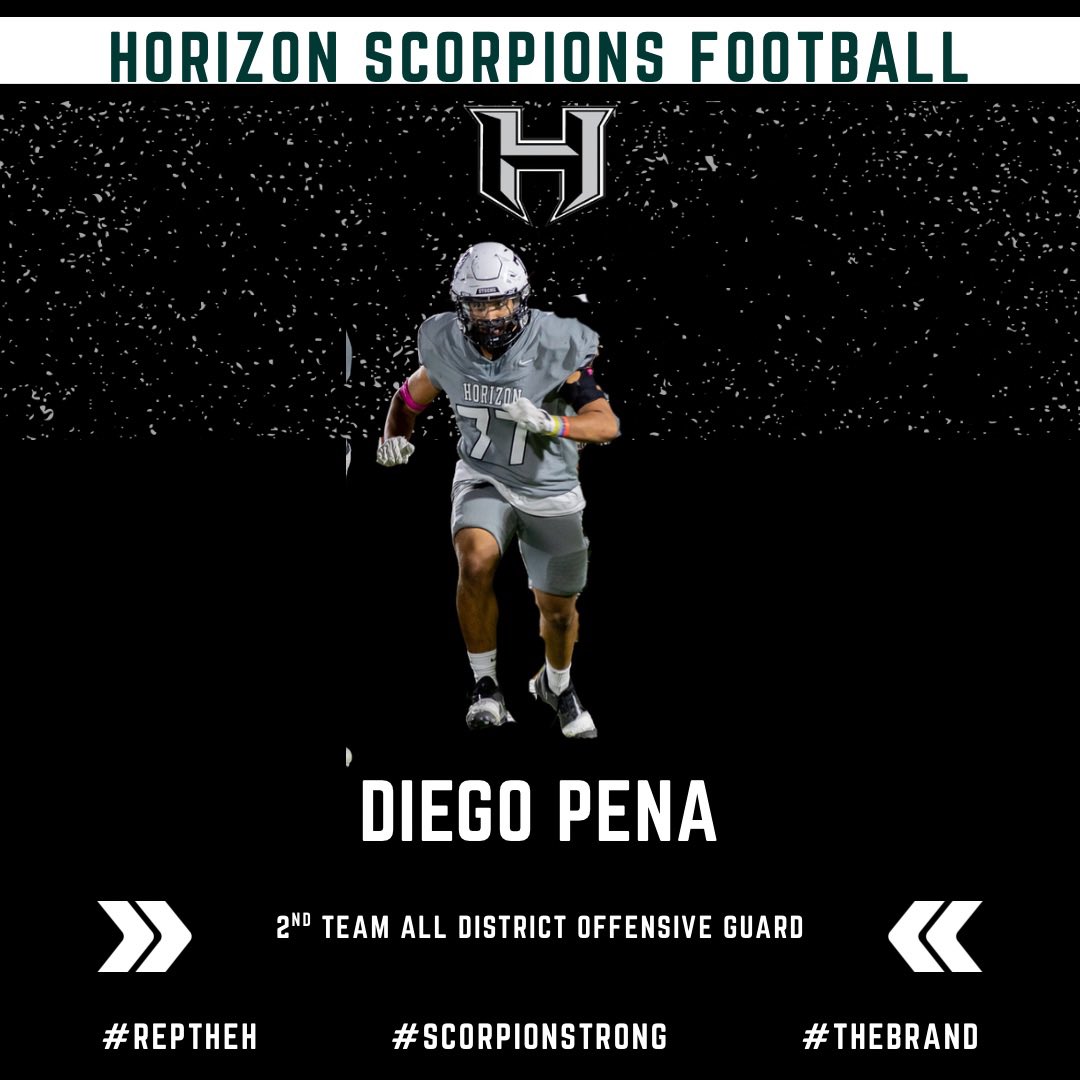 Horizon_FB's tweet image. Congratulations to a hard working young man who lead the offensive line with his presence! Planting seeds that the program will reap in years to come! 

#RepTheH #ScorpionStrong #TheBrand