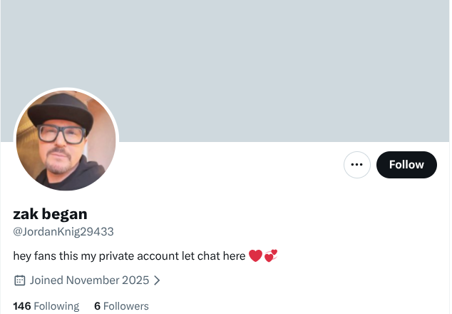 fake please report and block 
x.com/JordanKnig29433