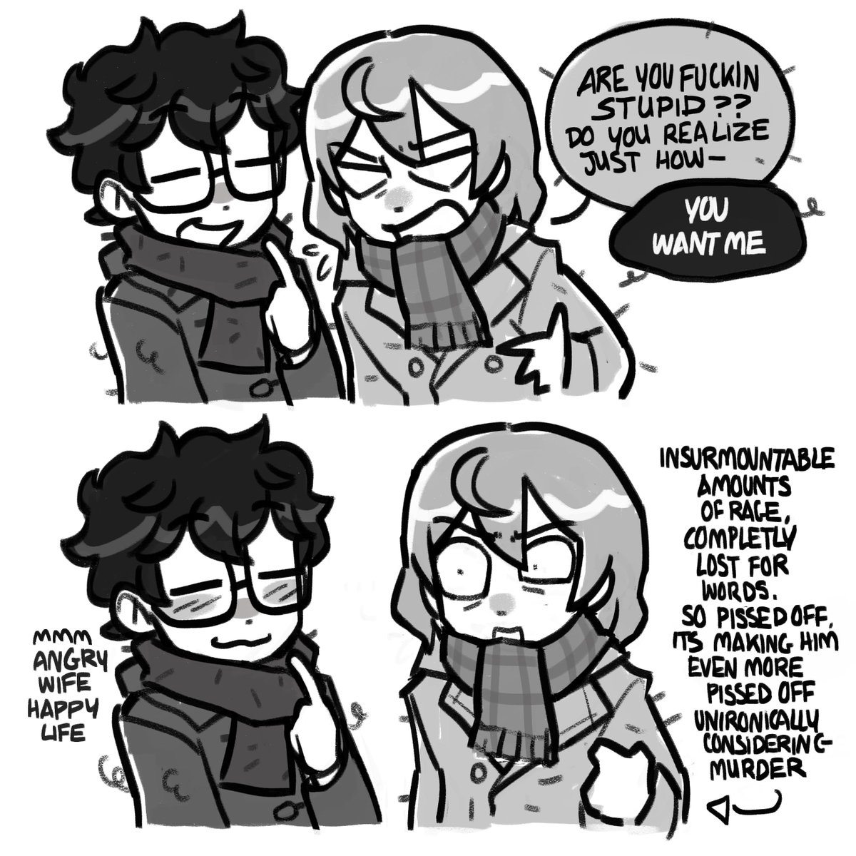 Hero_DZN's tweet image. mm angry wife happy life