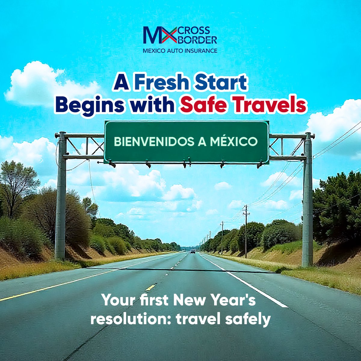 MX_CrossBorder's tweet image. Make “driving safe” your first resolution of the year.
Before crossing into Mexico, get the insurance you need — quick, legal, and affordable.
✅ 100% valid in Mexico
✅ Buy online in minutes

Quote now at bit.ly/3OJGcha
#MexicoAutoInsurance #SafeTrips #NewYearResolution