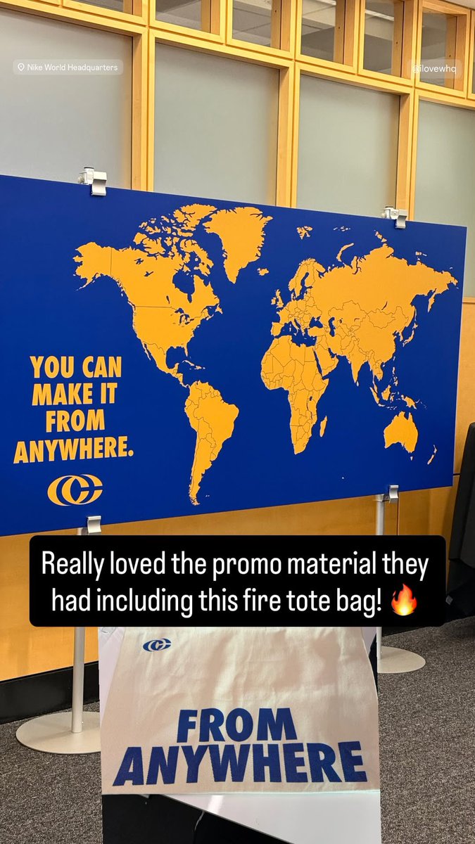 CLRKSOURCE's tweet image. 📸: promo material shown &amp;amp; given out during Caitlin's visit to Nike WHQ!

via kphit24 &amp;amp; __da.le__