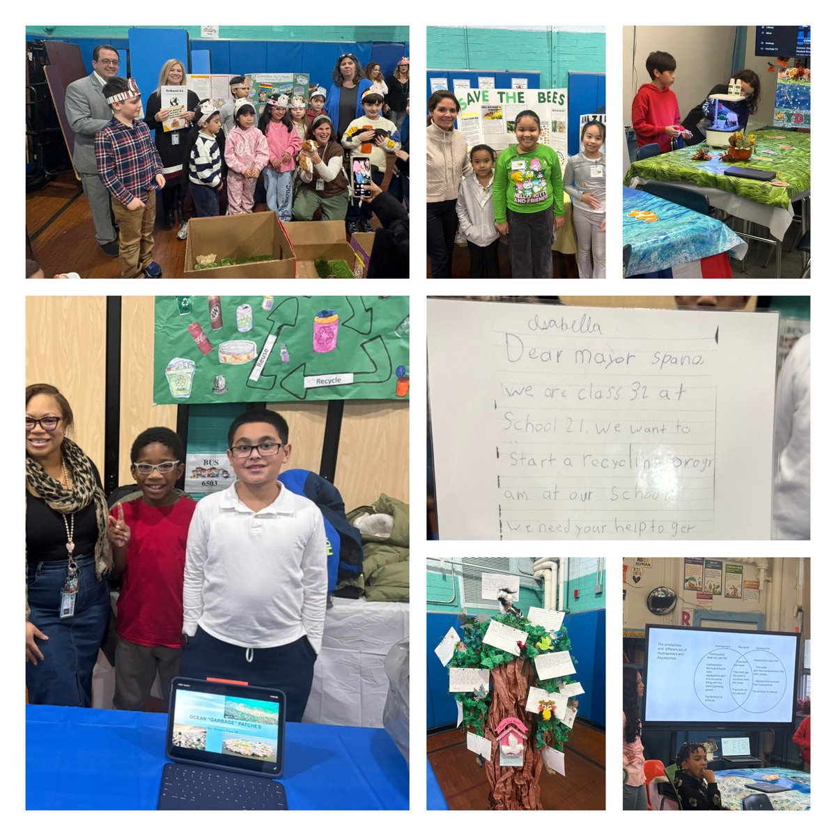 Things I learned from <a href="/YonkersSchools/">Yonkers Public Schools</a> students at School 21’s Environmental Action Open House tonight:
1. Peregrine falcons fly 300 miles an hour 2. Bees have a honey stomach 3. Our students are amazing and our teachers are dedicated.
#sciencefair #sciencematters #YonkersMagic