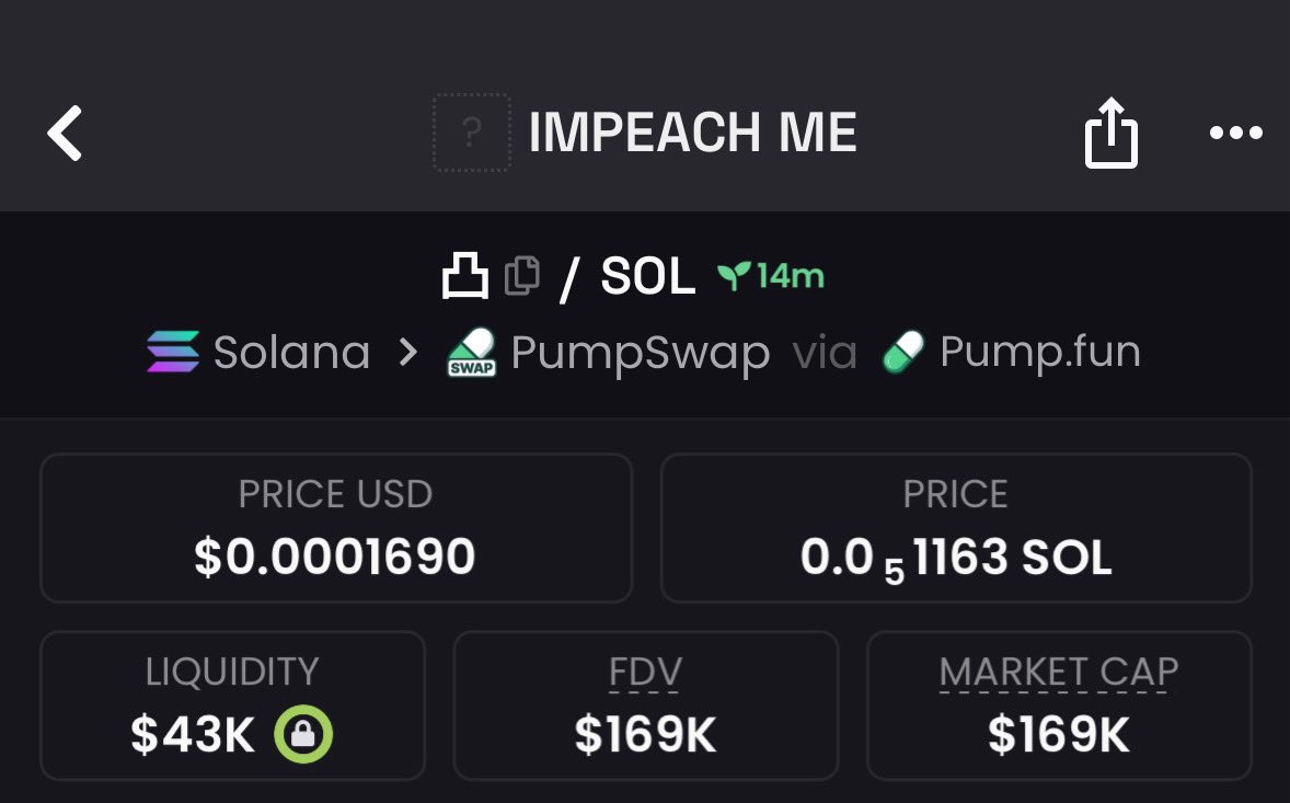 Exitchambers's tweet photo. I called $IMPEACH in my TG at $169k mcap 🚀🚀🚀 That low cap entry only came from my TG 🟢and we’re out at $585k mcap —a clean 3x 🟢

Gsr5cQpLUNMAittG9t2ytLYxpPiTu7ZpxyeySBgpump

Don’t miss the next one TG link below 👇 
https://t.co/DHukTYr8vH

#SolanaMemeCoins https://t.co/dASfsBjwD8