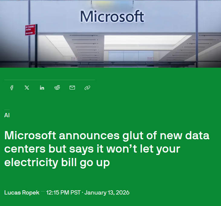 TechCrunch datacenter backlash