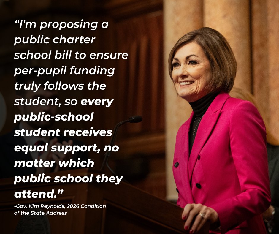 Gov. Kim Reynolds tweet media