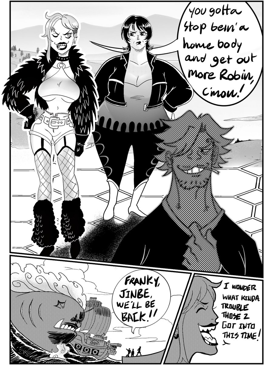 GoldieSilverman's tweet image. Evil Strawhats Part 1 (reads left to right)