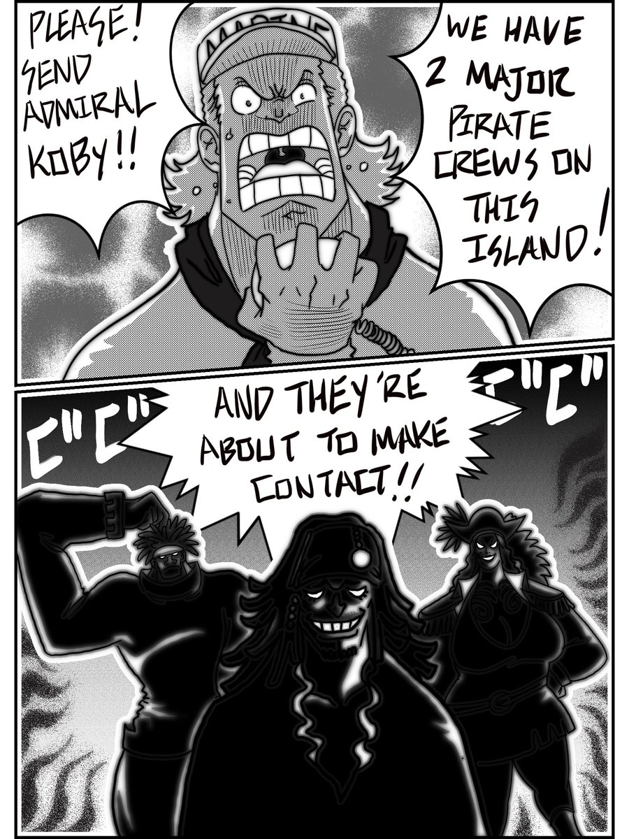 GoldieSilverman's tweet image. Evil Strawhats Part 1 (reads left to right)