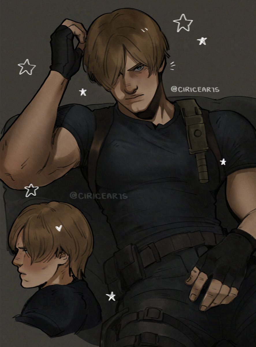 ciricearts's tweet image. pretty boy #leonkennedy #residentevil