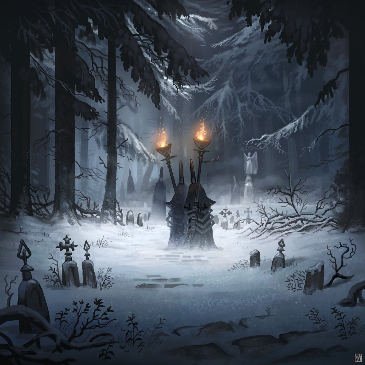 Waltjan9's tweet image. Guiding the dead