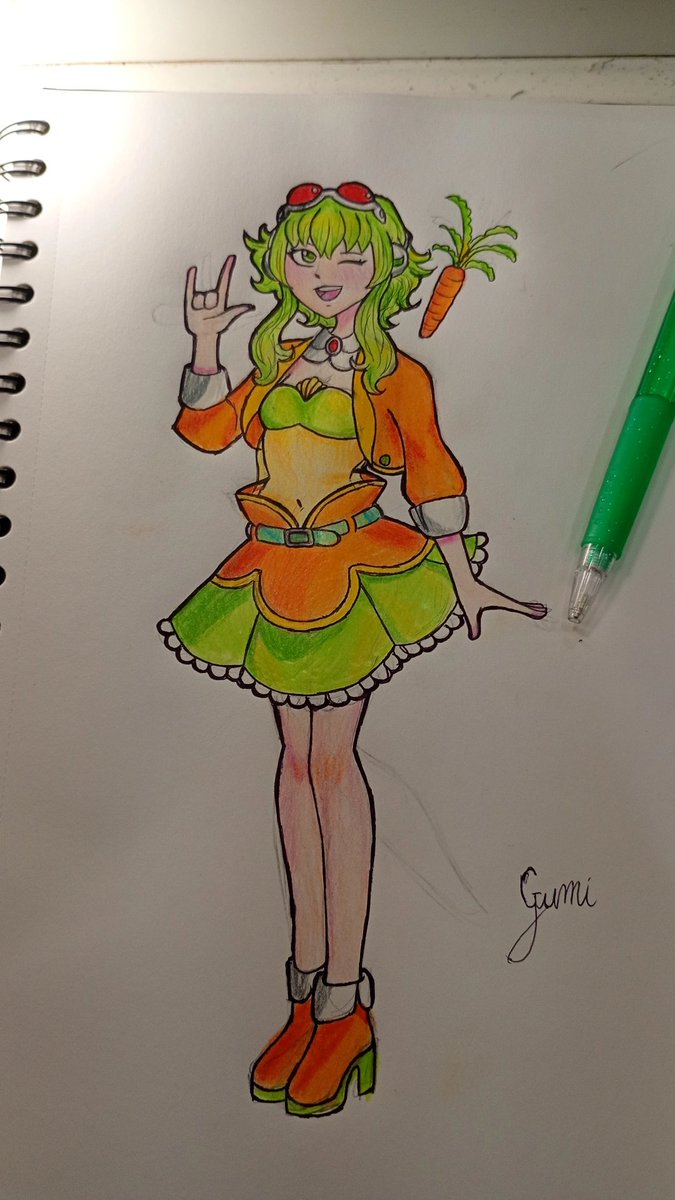 GuavaNyko's tweet photo. Vocaloid/Megpoid Gumi!

My best drawing yet!

#VOCALOID #GUMI https://t.co/fhTw78pnOh