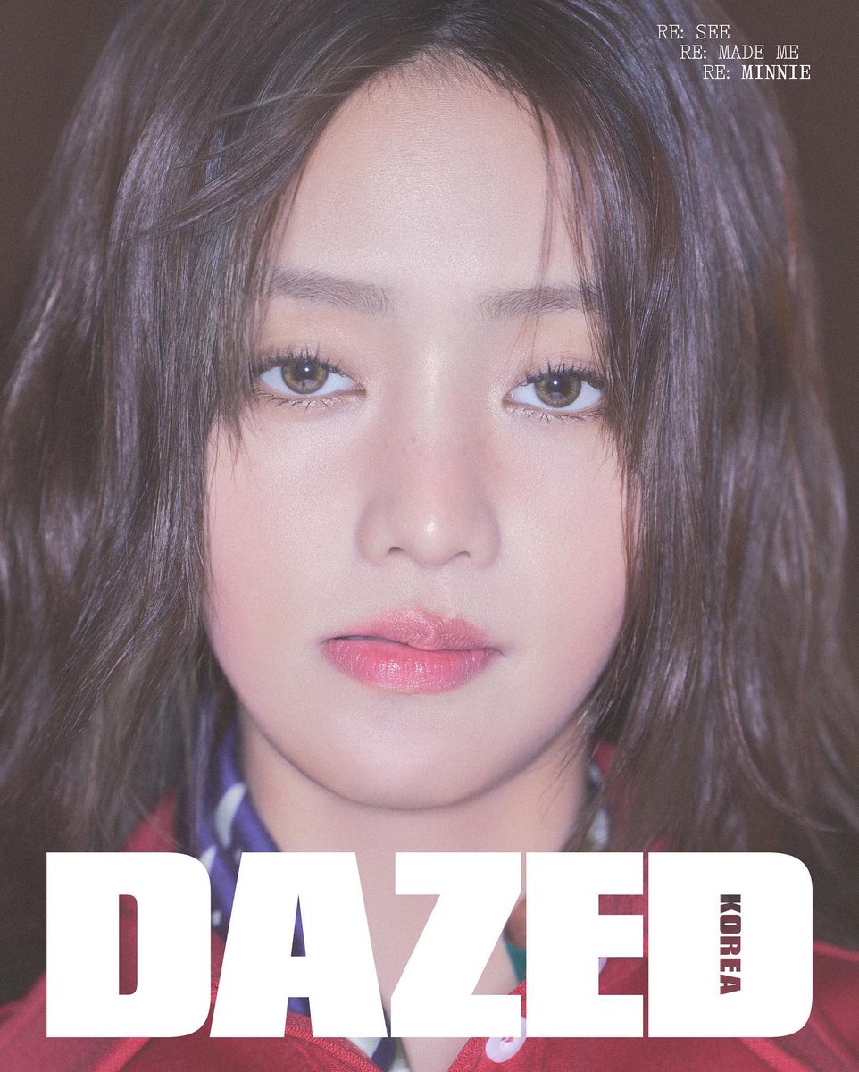 hourlyminniee's tweet image. MINNIE FOR DAZED KOREA