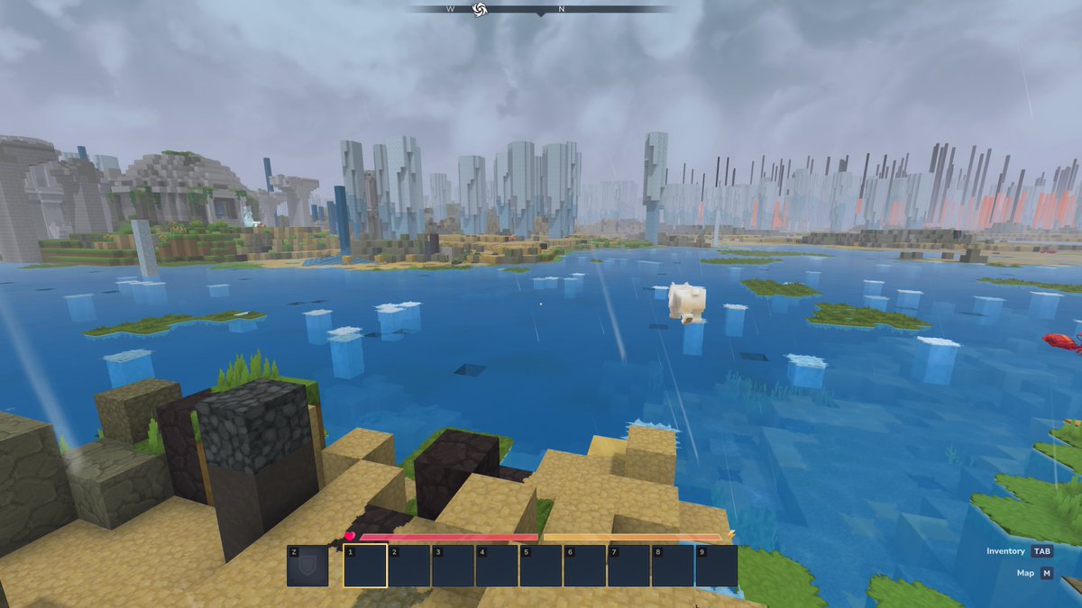 LemonKingi's tweet photo. Ummm, #Hytale is kinda cool. I broke world gen. https://t.co/s3xXSvIB9X